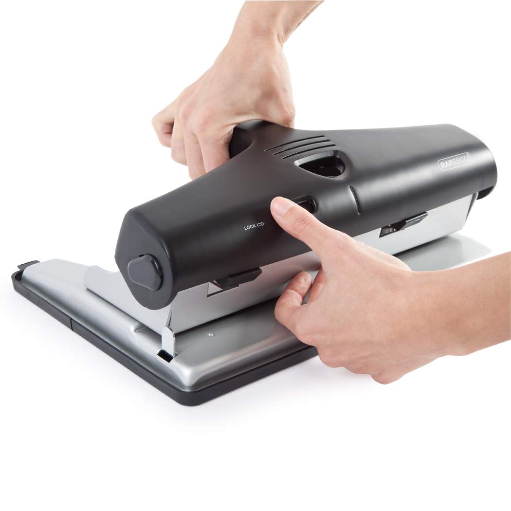 ALU Adjustable 2, 3 & 4 Hole Punch - Black/Silver - Image 5