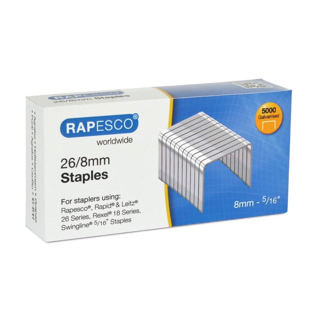 Rapesco R79026A3 Agrafeuse Long Bras 790 50 Feuilles, Agrafes 24/8mm et  26/8 mm, Anthracite