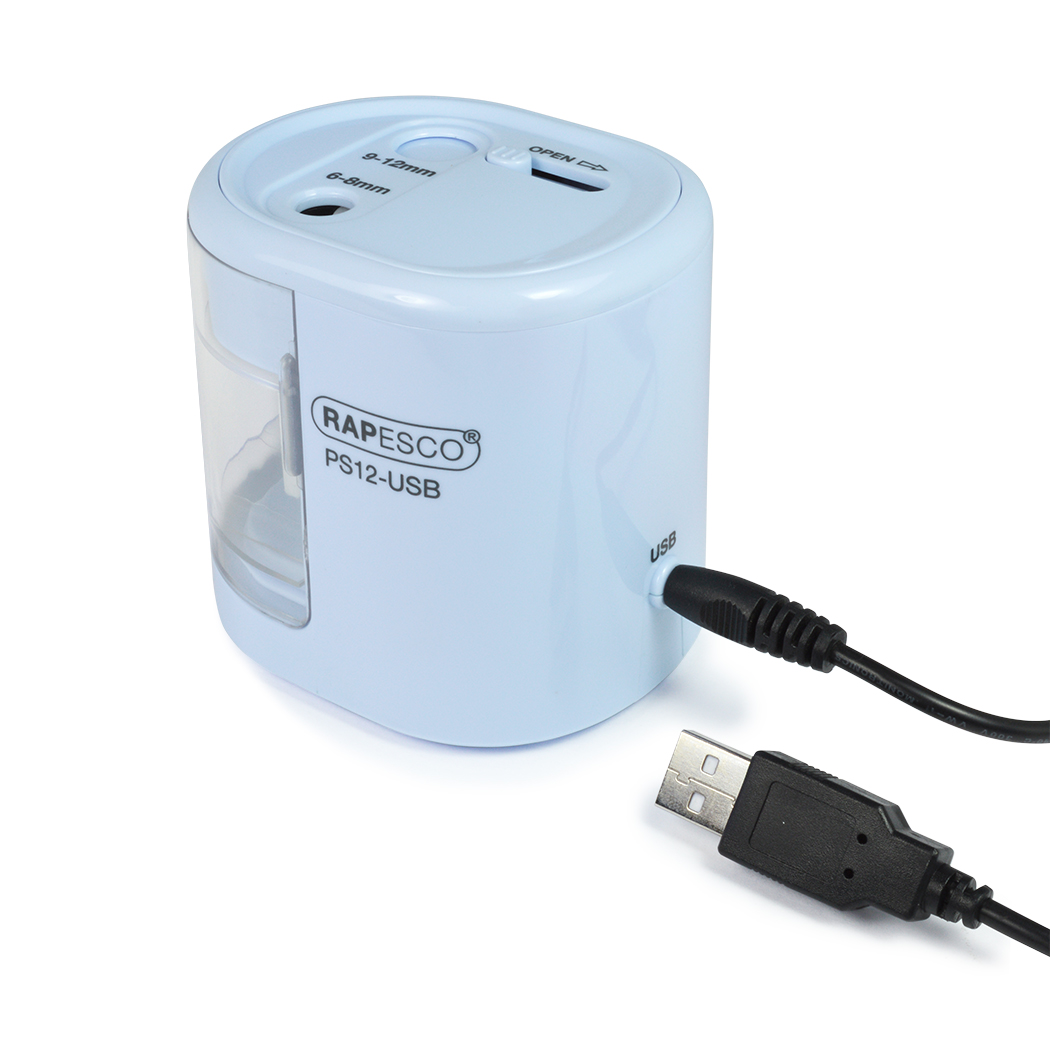 PS12-USB Pencil Sharpener - Powder - Blue - Image 2