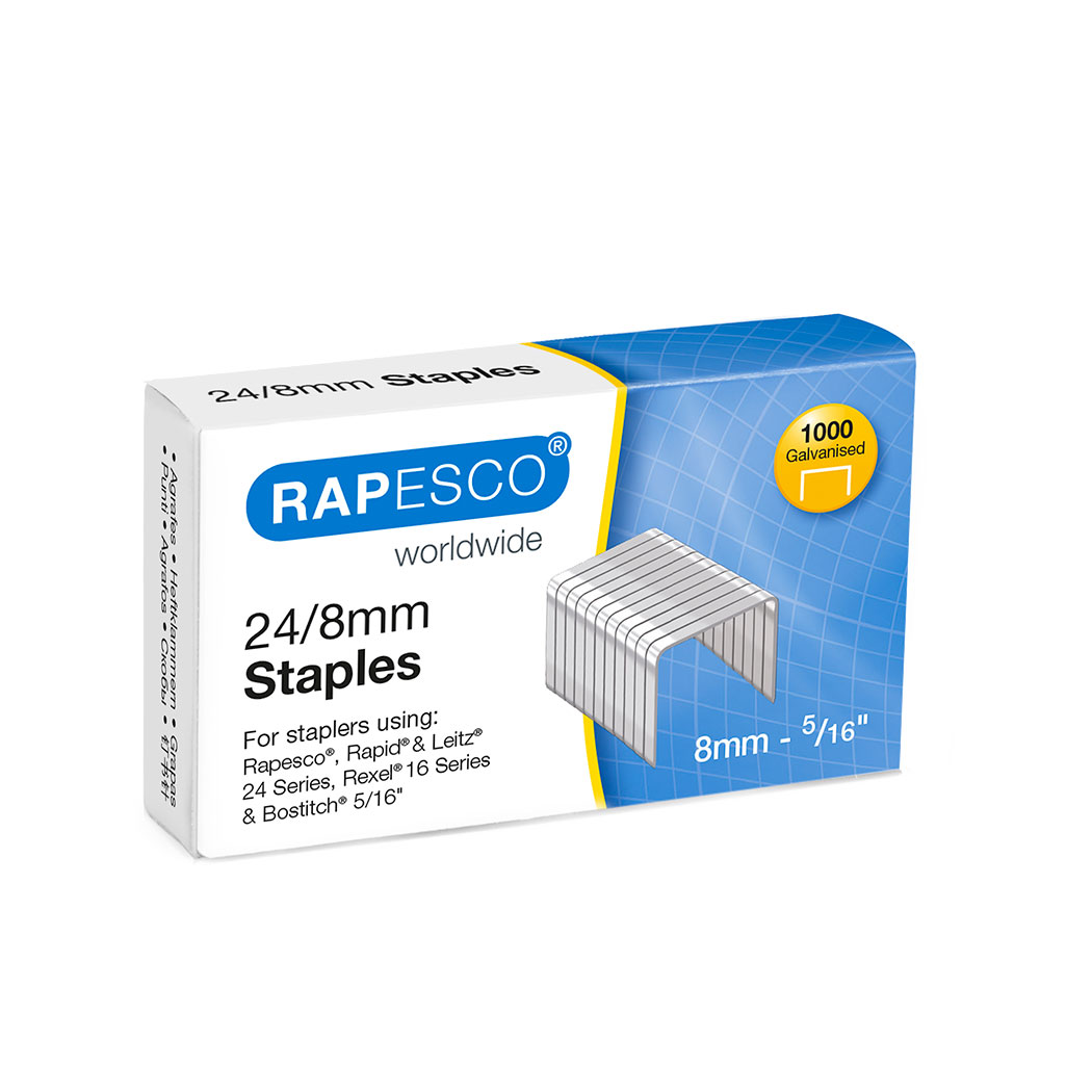 GRAPA 24/6 STANDARD STAPLES RAPID CAJA 1000