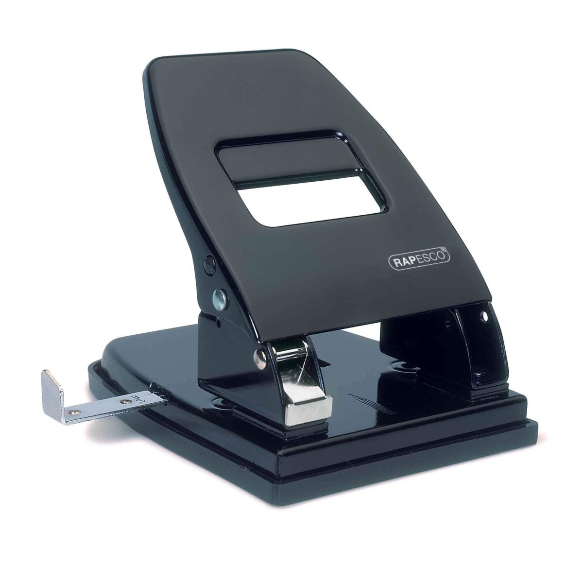 Retro Heavy Duty 2-Hole Punch - Black