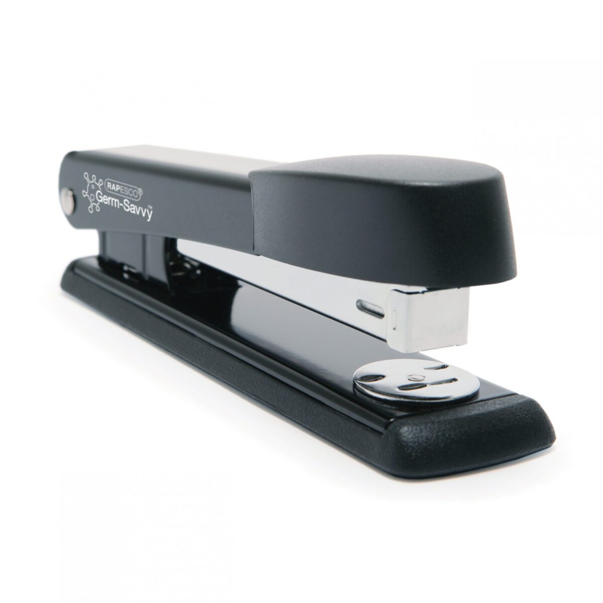 Germ-Savvy® Antibacterial Marlin Metal Stapler - Black