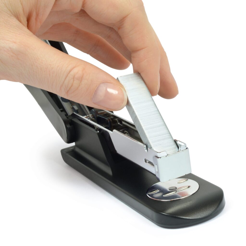 Germ-Savvy® Antibacterial Sting Ray Half Strip Stapler - Black ...