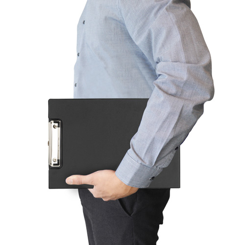 Business Pack: 10 Fold Over Clipboards, A4 - Black - Image 5