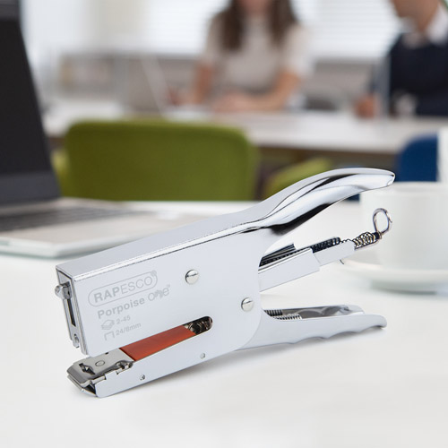 Porpoise ONE Stapling Plier & 1000 Staples 24/8mm – Chrome - Image 3