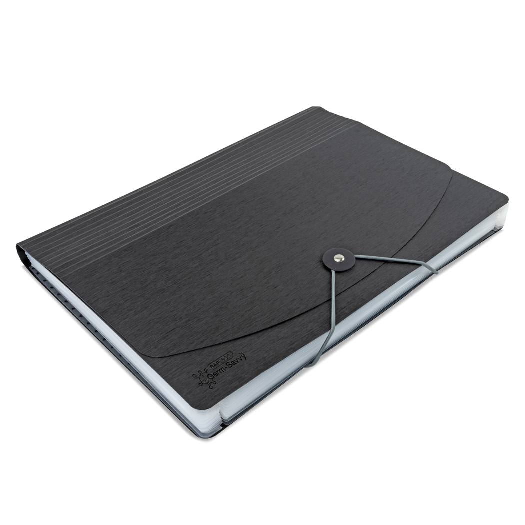 Germ-Savvy® Antibacterial 13-Part A4 Expanding File – Black - Image 7