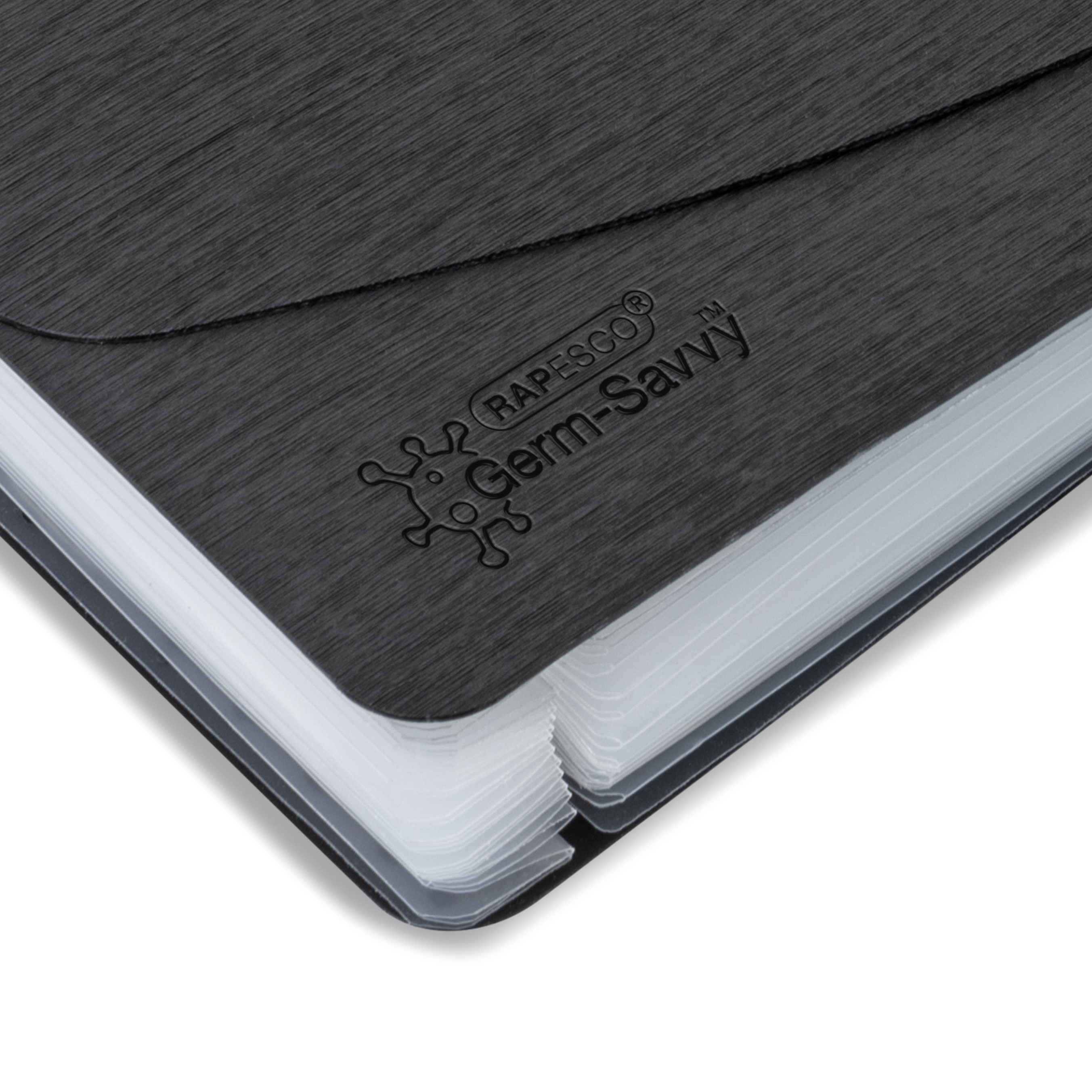 Germ-Savvy® Antibacterial 13-Part A4 Expanding File – Black - Image 2