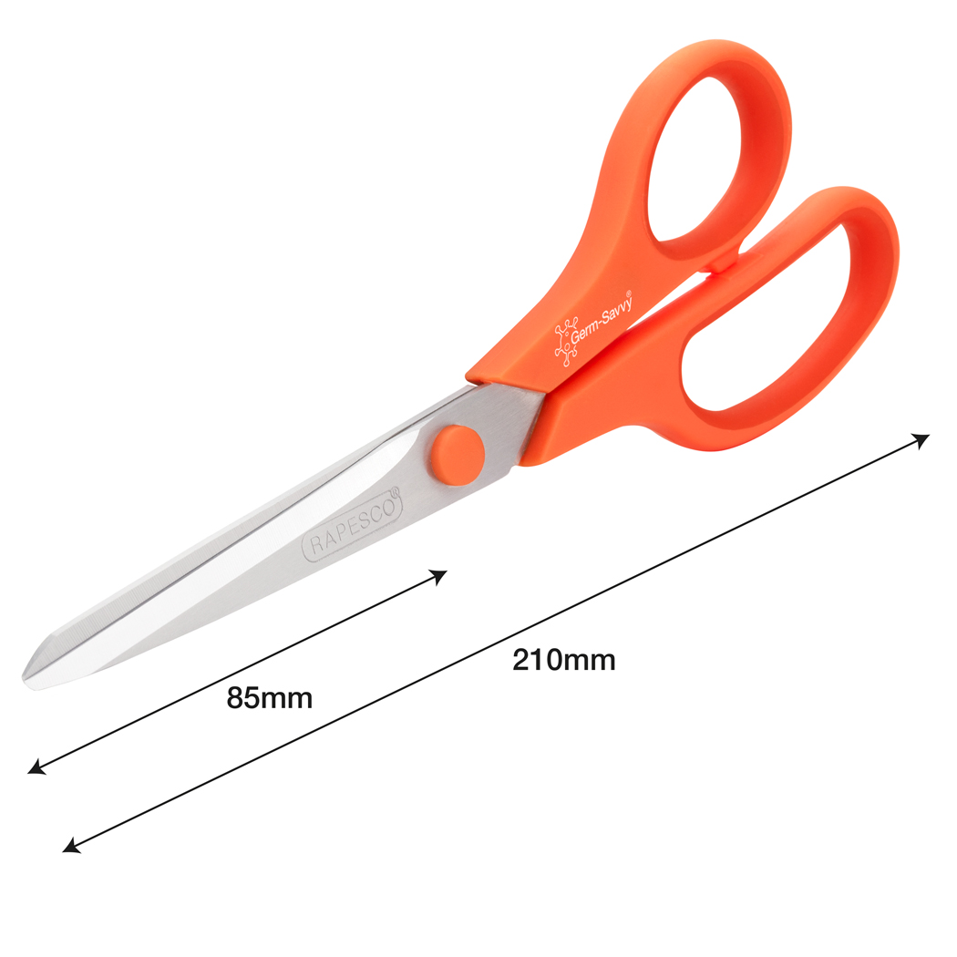 Valor Products 5-Inch Soft Grip Stainless Steel Safety Scissors