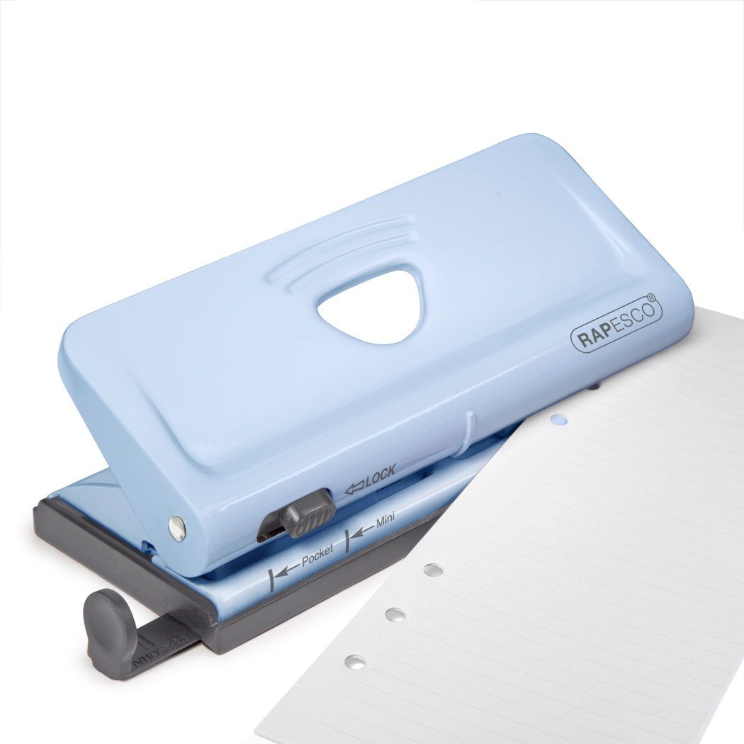 Adjustable 6-Hole Organiser/ Diary Punch - Powder Blue - Image 7