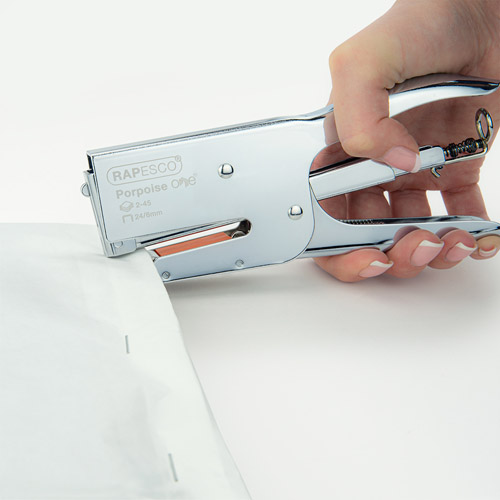 Porpoise ONE Stapling Plier & 1000 Staples 24/8mm – Chrome - Image 5
