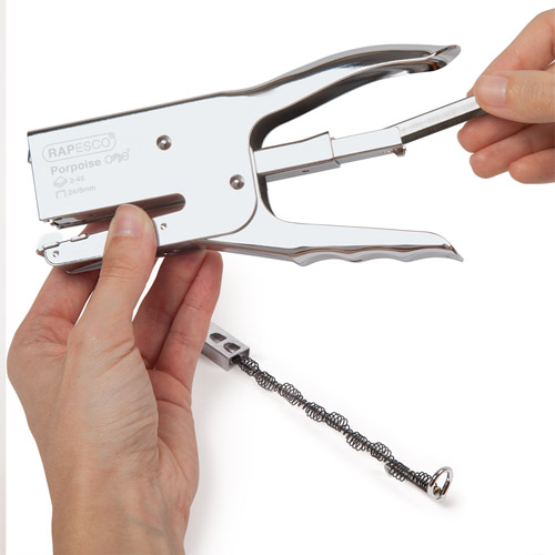 Porpoise ONE Stapling Plier & 1000 Staples 24/8mm – Chrome - Image 5