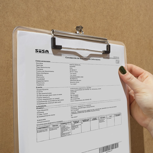 Business Pack: Pack of 3 Frosted Transparent Clipboard A4 - Clear - Image 4