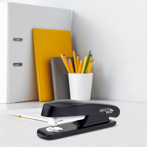 ECO GRS Recycled Half Strip Stapler - Black - Image 4
