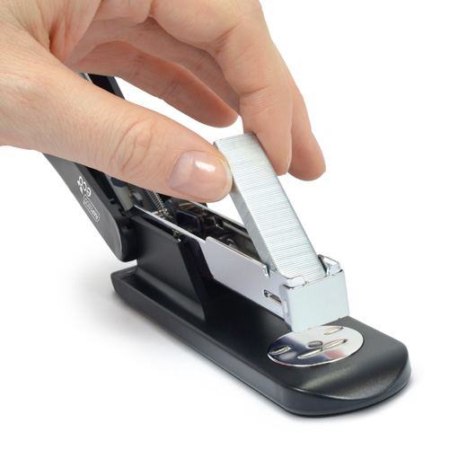 ECO GRS Recycled Half Strip Stapler - Black - Image 3