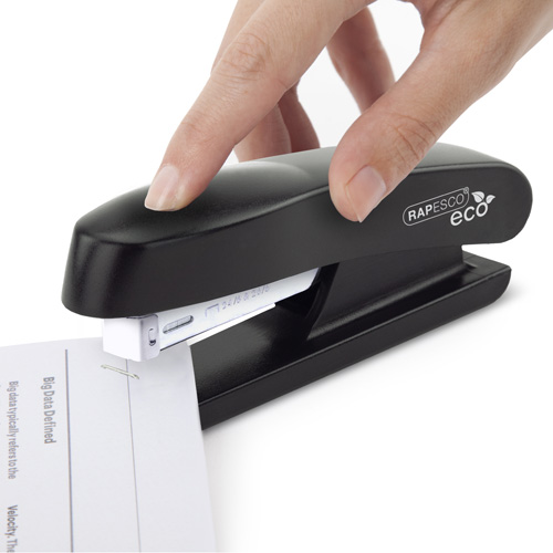 ECO GRS Recycled Half Strip Stapler - Black - Image 7