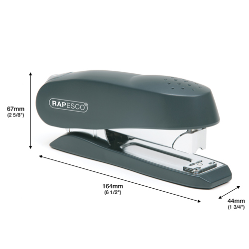Luna Half Strip Front Loading Stapler - Charcoal - Image 4