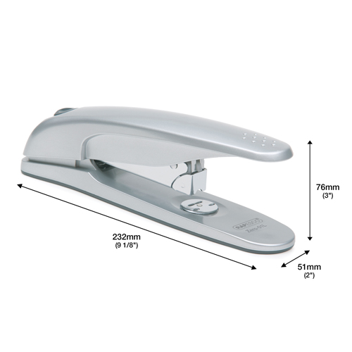 Rapesco Zero-01L Full Length Stapler - Silver - Image 5