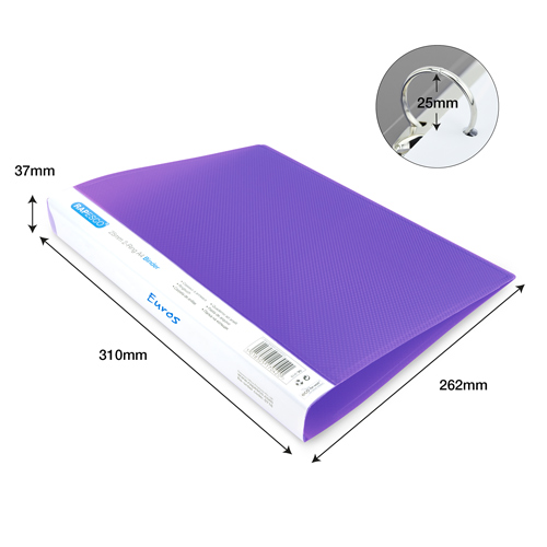 35mm 2-Ring Binder A4 - Bright Transparent - Pack of 10 - Image 6