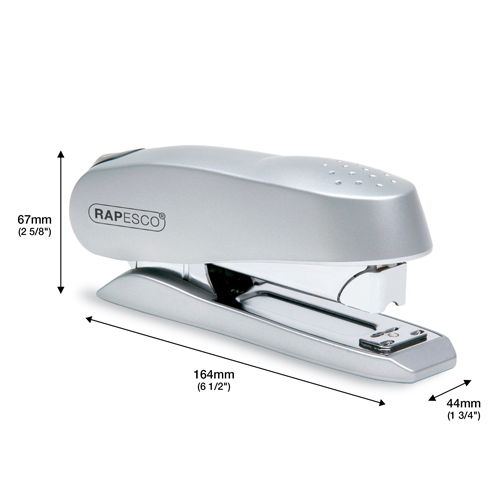 Luna Half Strip Front Loading Stapler - Silver - Image 3
