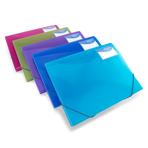 25mm Folio Box A4+ - Bright Transparent - Pack of 5