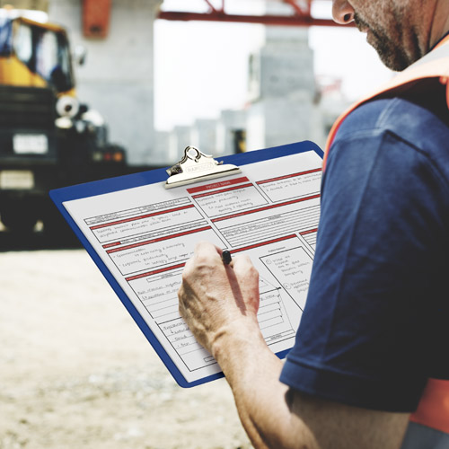 Heavy Duty Clipboard A3 - Blue - Image 4