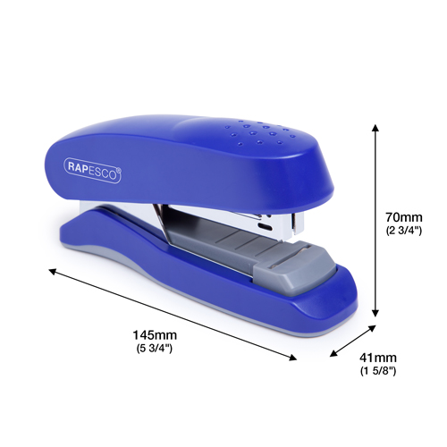 Flat Clinch Half Strip Stapler - Blue - Image 2