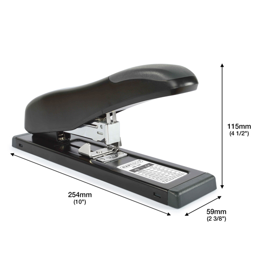 Germ-Savvy® Antibacterial ECO HD-100 Heavy Duty Stapler - Black - Image 6