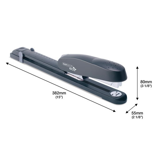 790 Front Loading Long Arm Stapler & 10000 26/8 mm Staples - Charcoal - Image 4