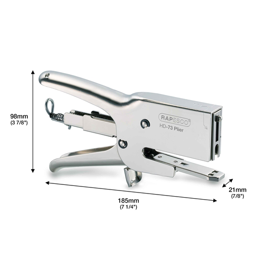HD-73 Plier & 2000 Staples 73/10mm - Silver - Image 5