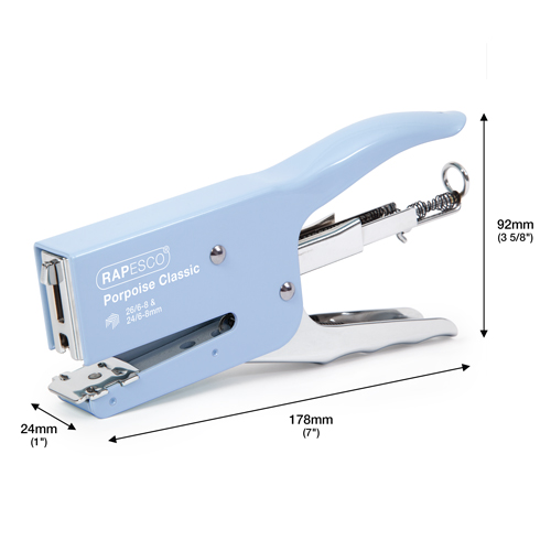 Porpoise Plier & 10000 26/8mm Staples - Powder Blue - Image 2