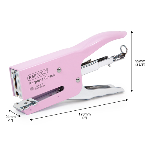 Porpoise Plier & 10000 26/8mm Staples - Candy Pink - Image 2