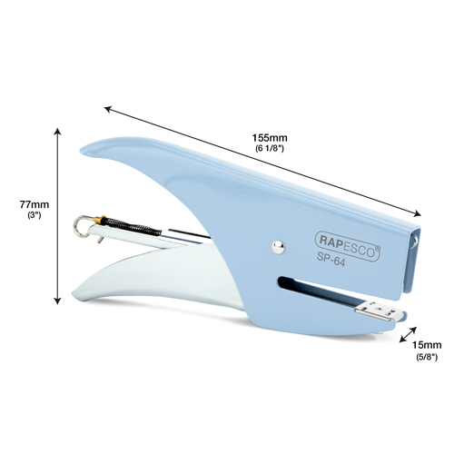 SP-64 Metal Stapling Plier & 1000 Staples 21/4mm - Powder Blue - Image 6