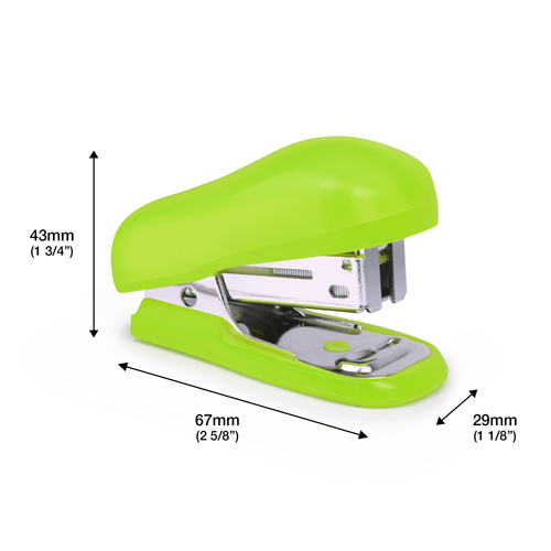 Bug Mini Stapler & 1000 26/6mm Staples - Green - Image 5