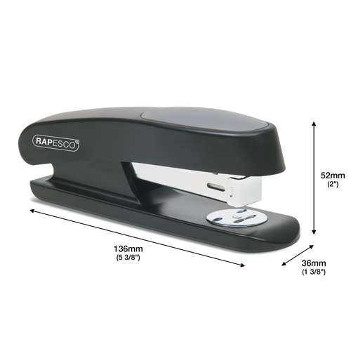 Germ-Savvy® Antibacterial Sting Ray Stapler with R4 Staple Remover & 5000 26/6mm Staples  – Black - Image 6
