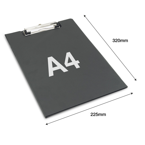 Business Pack: 10 Fold Over Clipboards, A4 - Black - Image 6