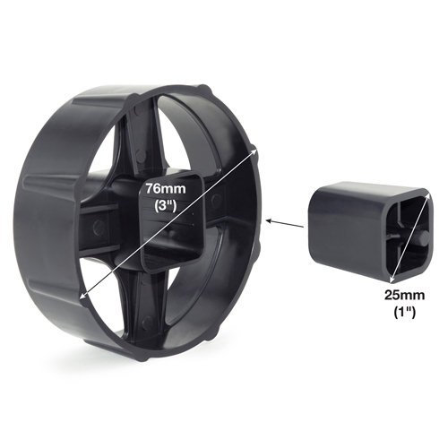 Tape Dispenser 25mm Core Wheel Replacement - Image 4