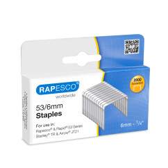 Hard Wire Galvanised staples Code 20,000 x Rapesco 24/6mm Staples 1164 