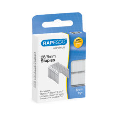 Rapesco 923/17mm Staples Code: 1240 Box 1,000 Hard Wire Galvanised Staples 