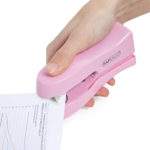 Stand Up / Space-Saving Stapler (Candy Pink) - In use