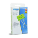 Foldback Clips Smiley Emoji - Green