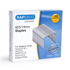 Hard Wire Galvanised Staples Code 1164 for sale online 5 000 X Rapesco 24/6mm Staples 